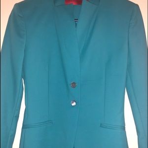 Tamara Mellon teal blazer